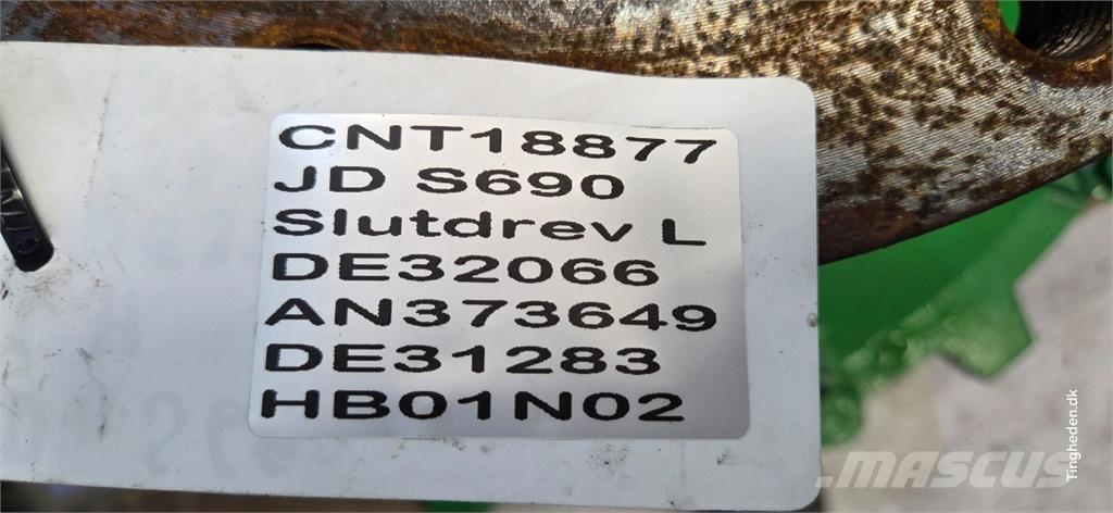 John Deere S690 Εξαρτήματα θεριζοαλωνιστικών μηχανών