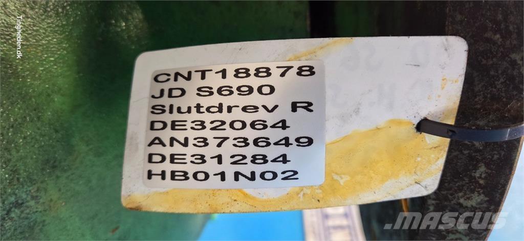 John Deere S690 Εξαρτήματα θεριζοαλωνιστικών μηχανών