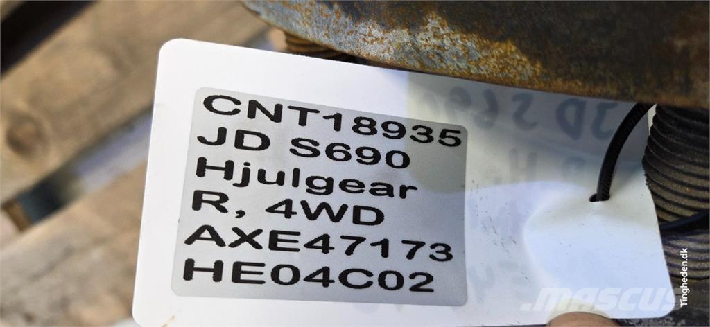 John Deere S690 Εξαρτήματα θεριζοαλωνιστικών μηχανών