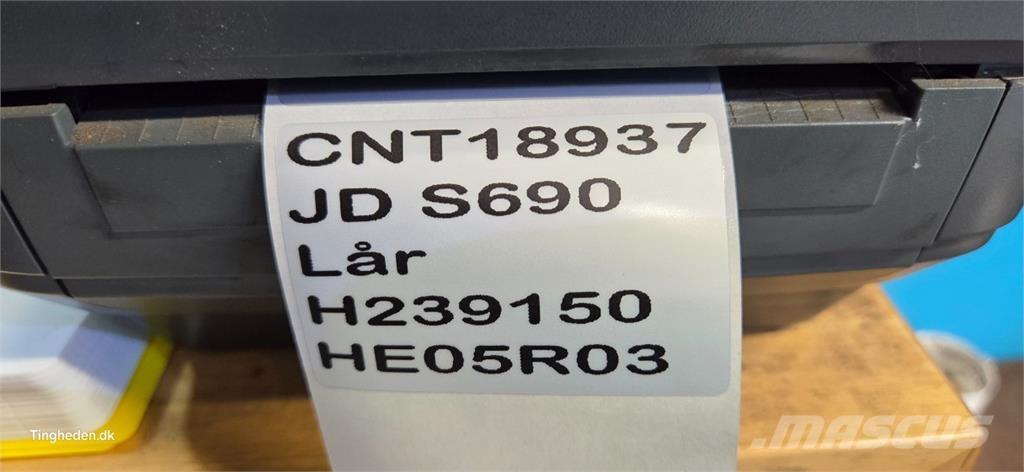 John Deere S690 Εξαρτήματα θεριζοαλωνιστικών μηχανών