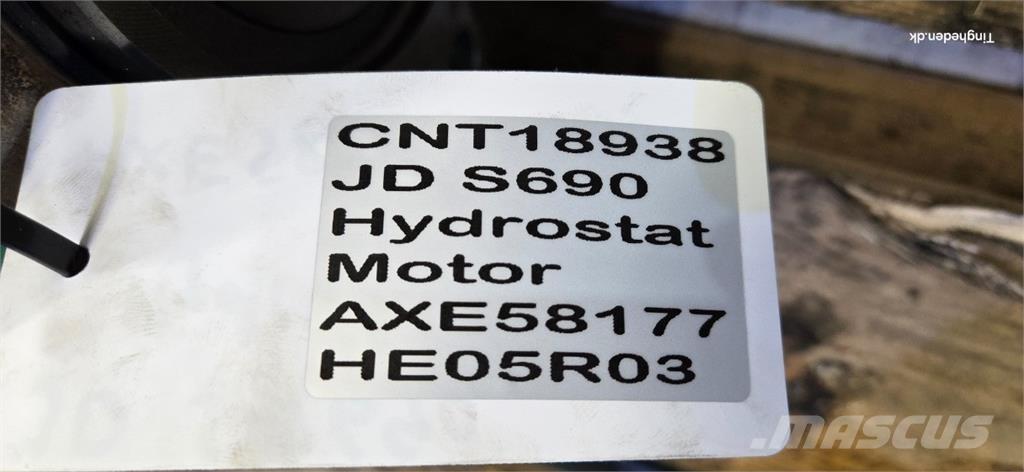 John Deere S690 Υδραυλικά