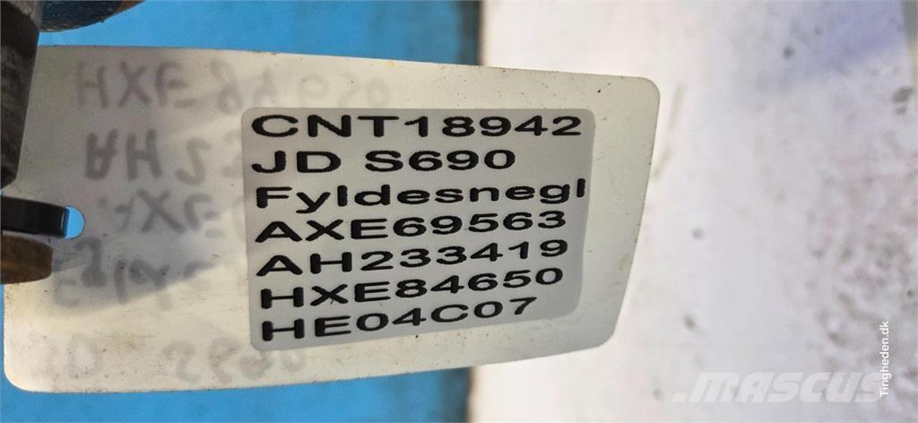 John Deere S690 Εξαρτήματα θεριζοαλωνιστικών μηχανών
