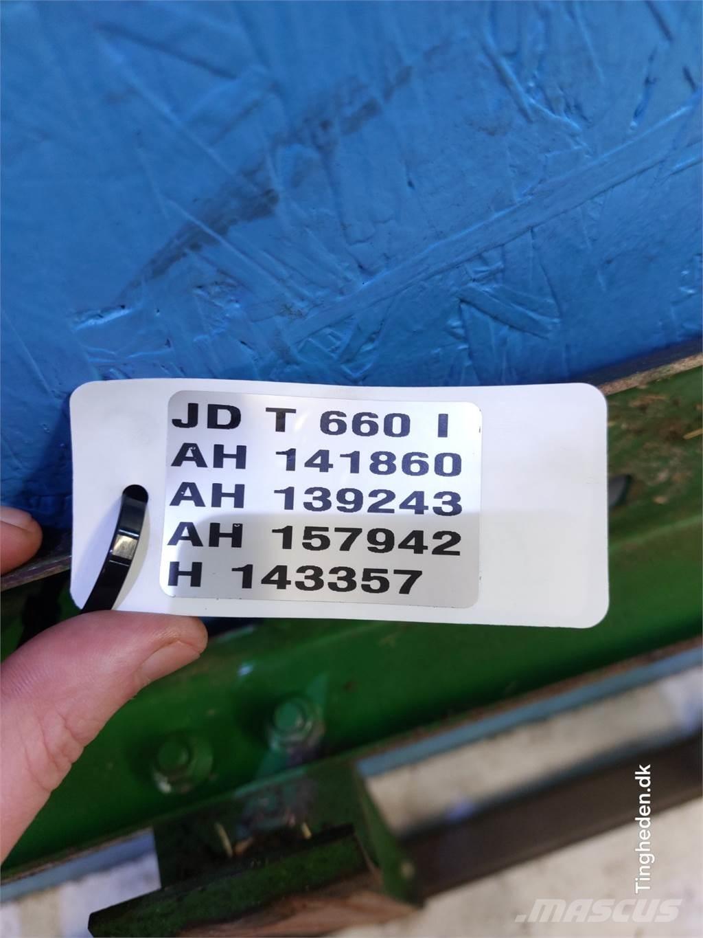 John Deere T660I Εξαρτήματα θεριζοαλωνιστικών μηχανών