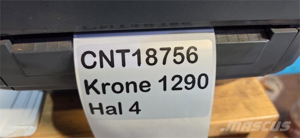 Krone 1290 Λοιπός εξοπλισμός συγκομιδής χορτονομής