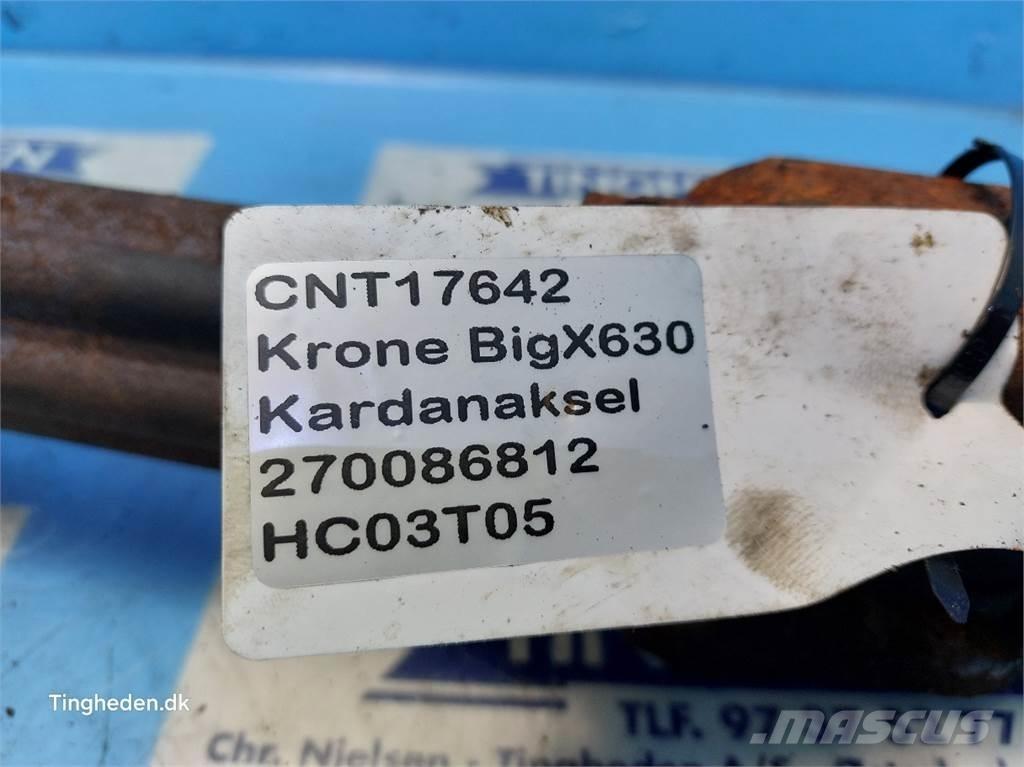 Krone Big X 630 Αξεσουάρ μηχανών σανού και χορτονομής