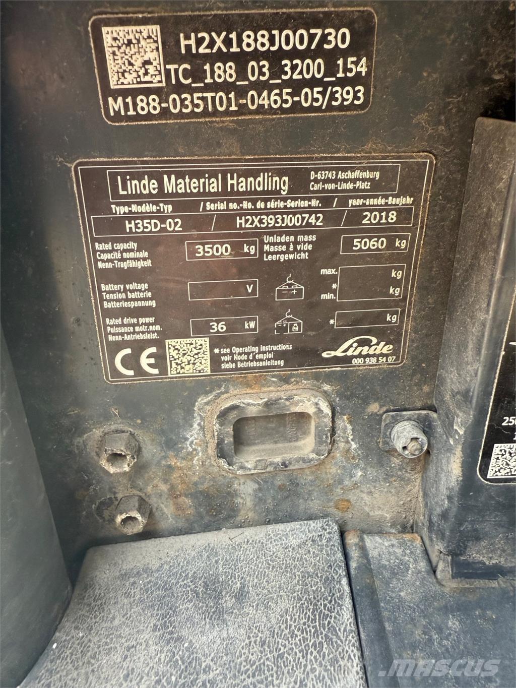 Linde H35D Πετρελαιοκίνητα Κλαρκ