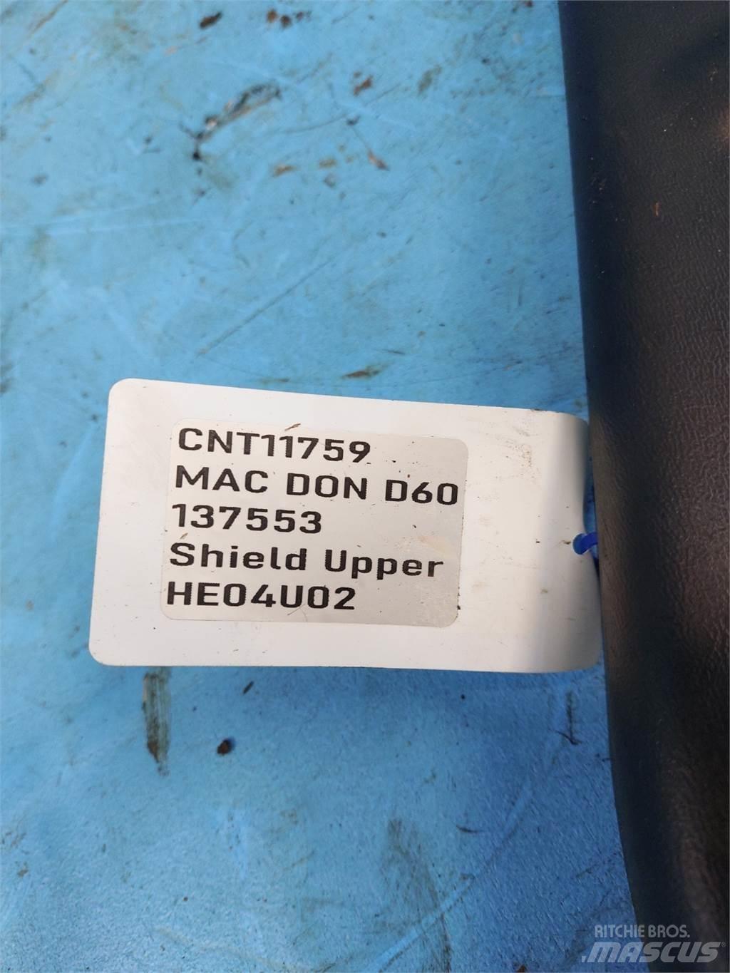 MacDon D60 Εξαρτήματα θεριζοαλωνιστικών μηχανών