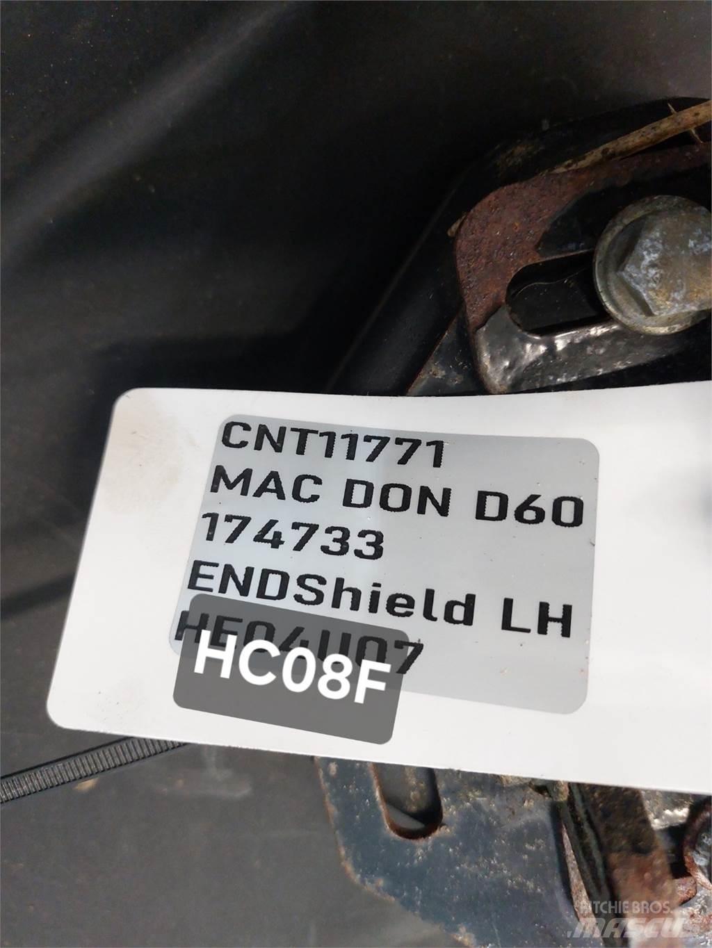 MacDon D60 Εξαρτήματα θεριζοαλωνιστικών μηχανών