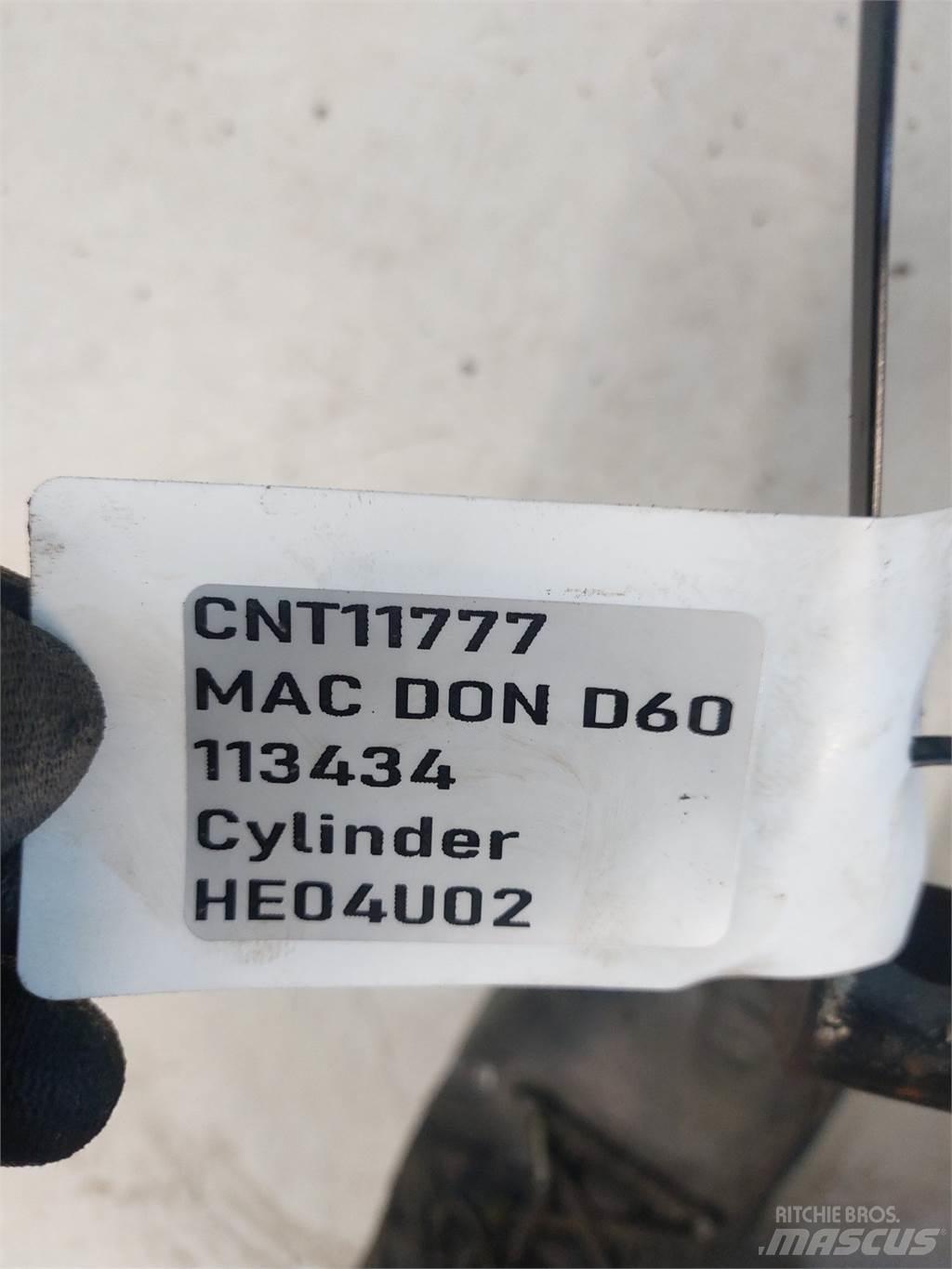 MacDon D60 Εξαρτήματα θεριζοαλωνιστικών μηχανών