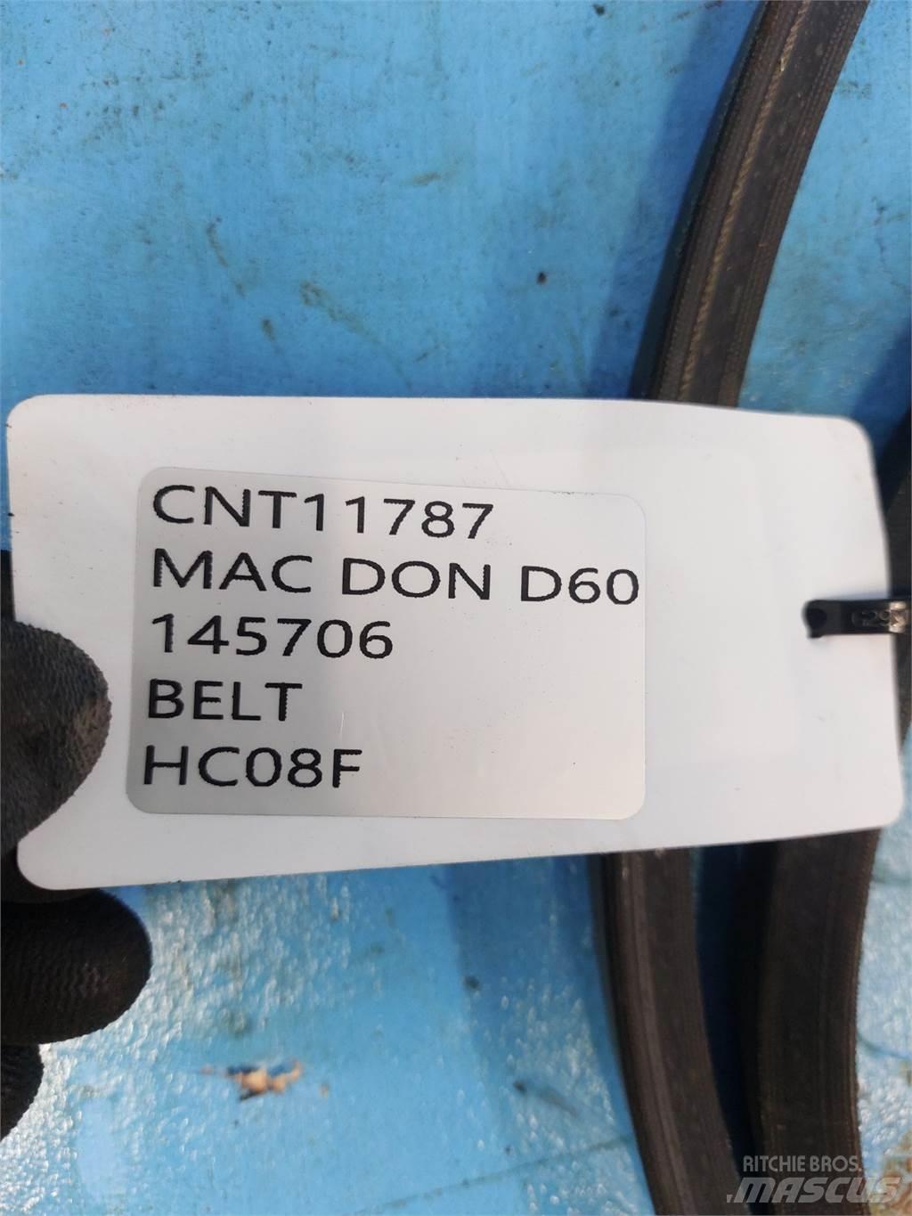 MacDon D60 Εξαρτήματα θεριζοαλωνιστικών μηχανών