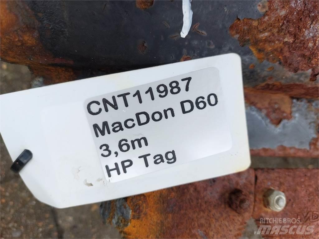 MacDon D60 Εξαρτήματα θεριζοαλωνιστικών μηχανών