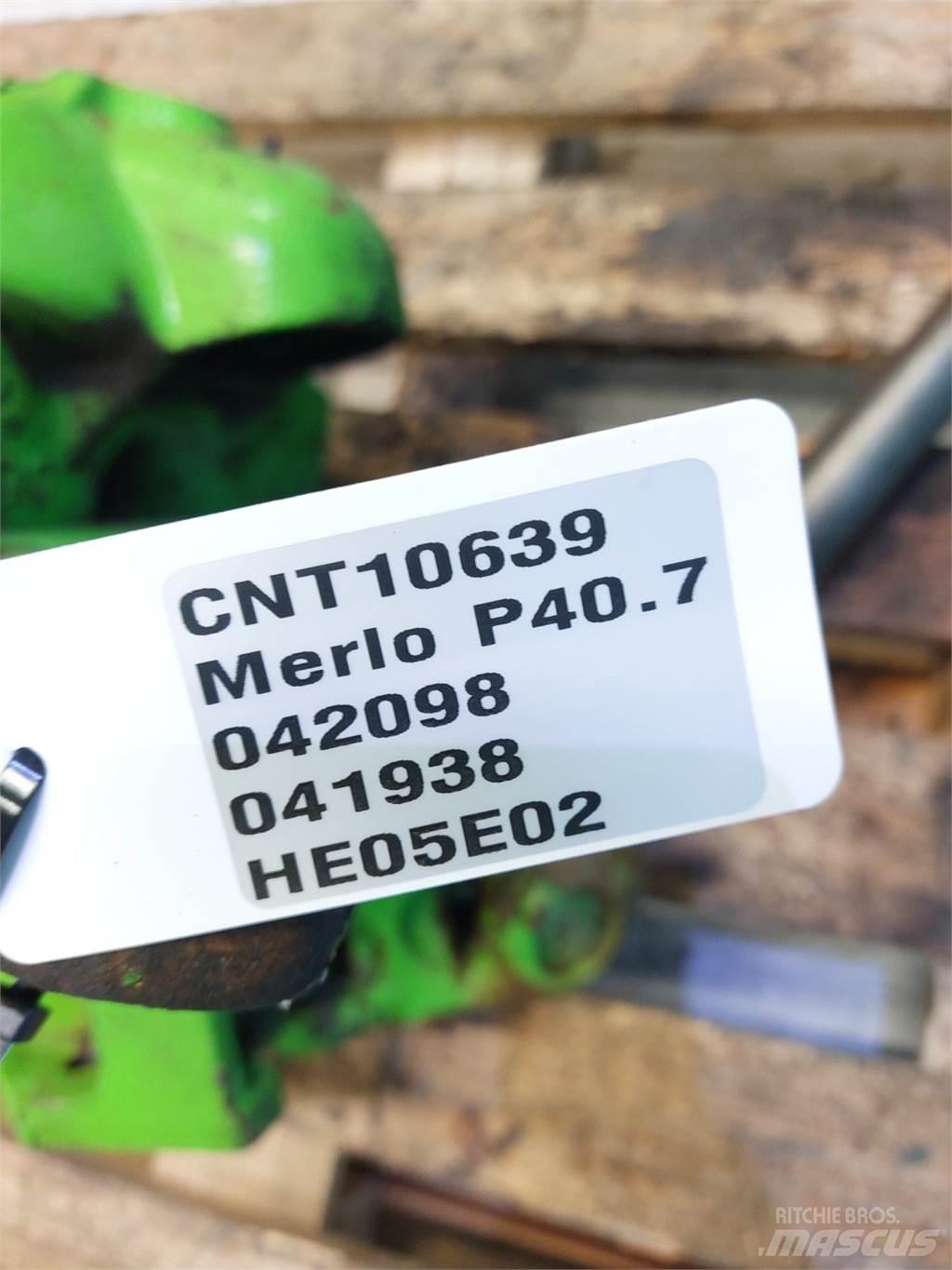 Merlo P40.7 Άξονες