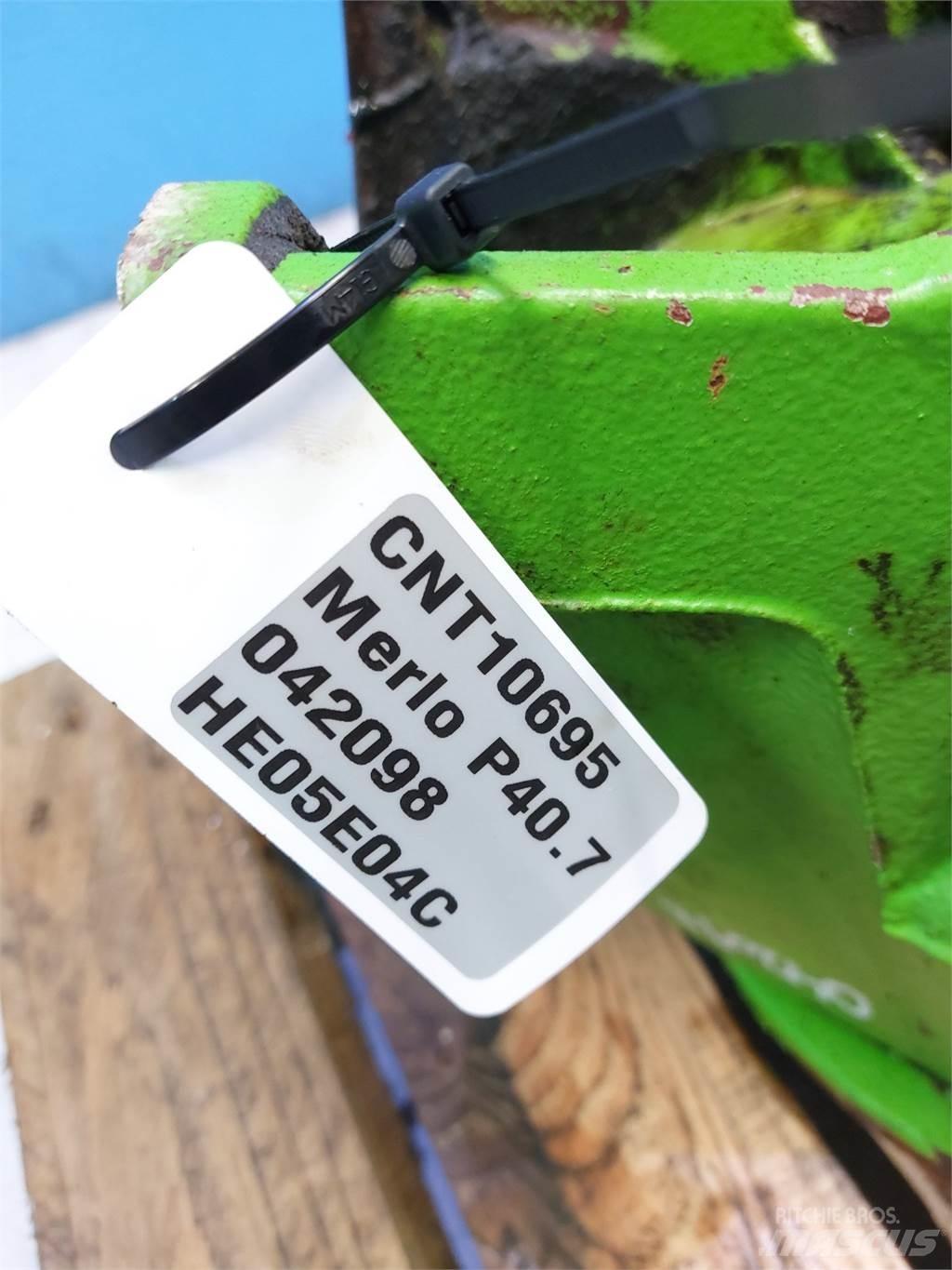 Merlo P40.7 Άξονες