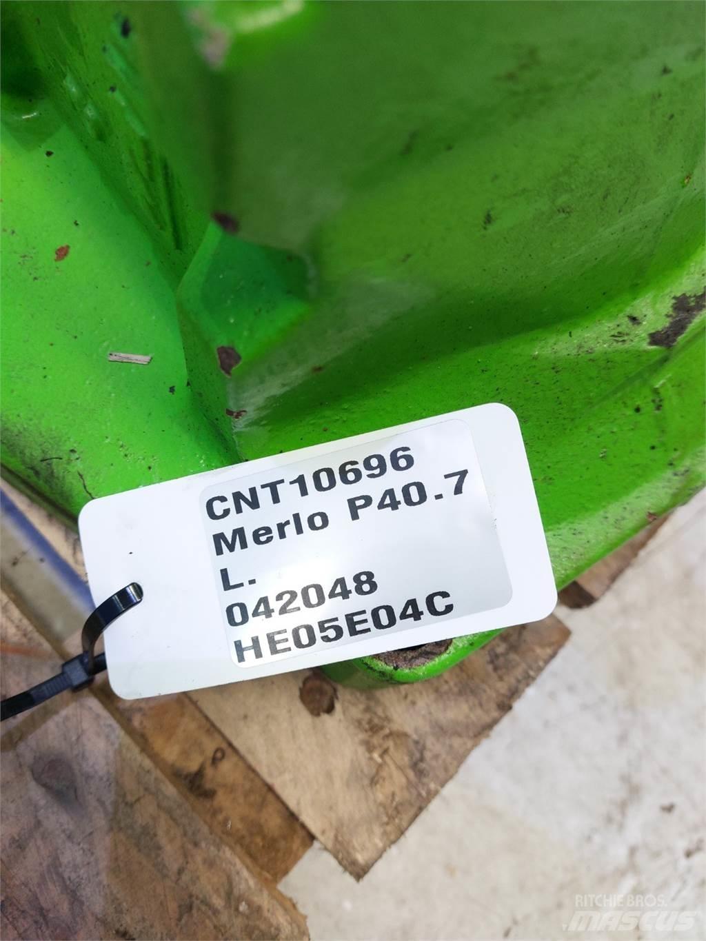 Merlo P40.7 Άξονες