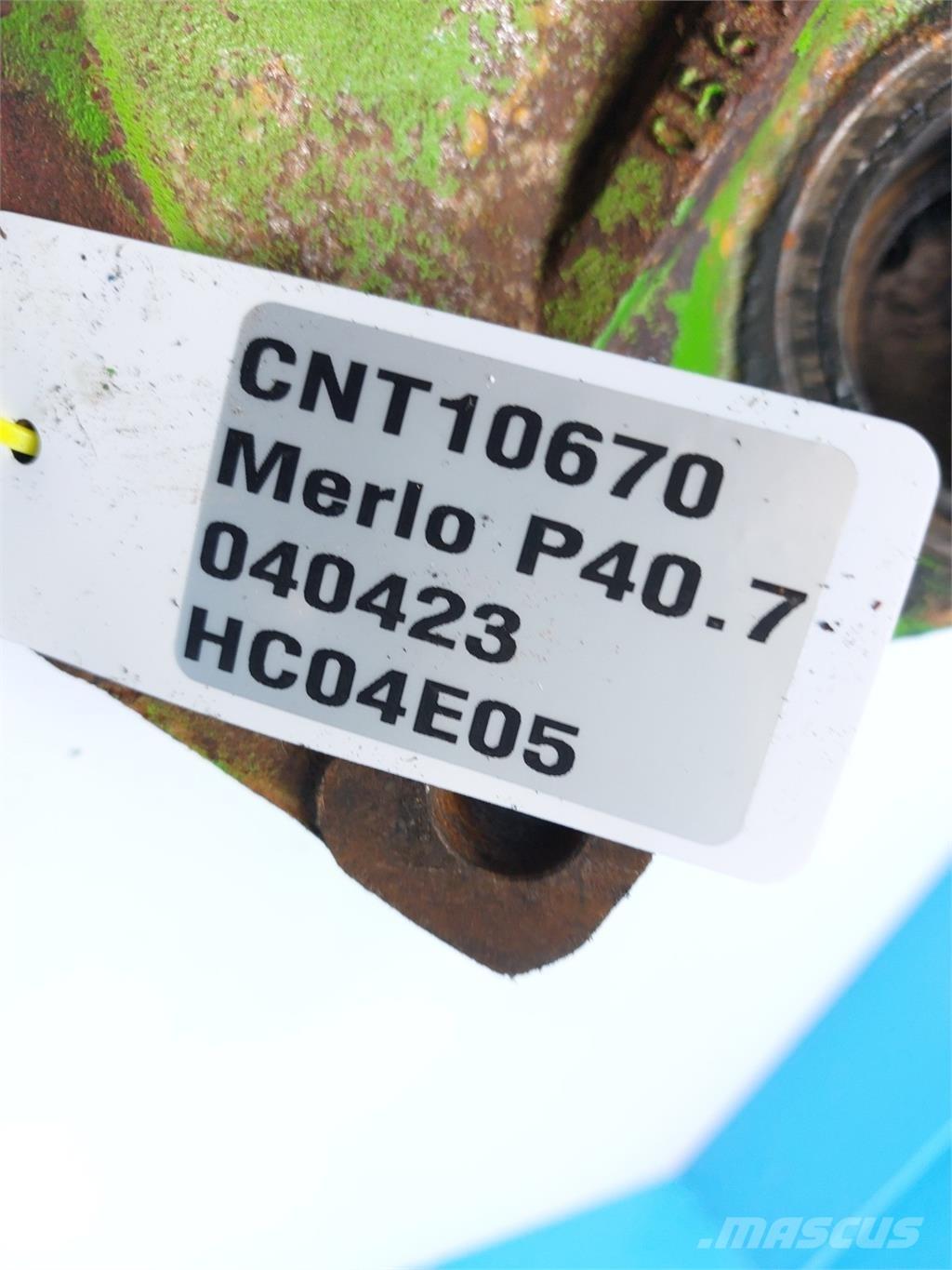 Merlo P41.7 Άξονες