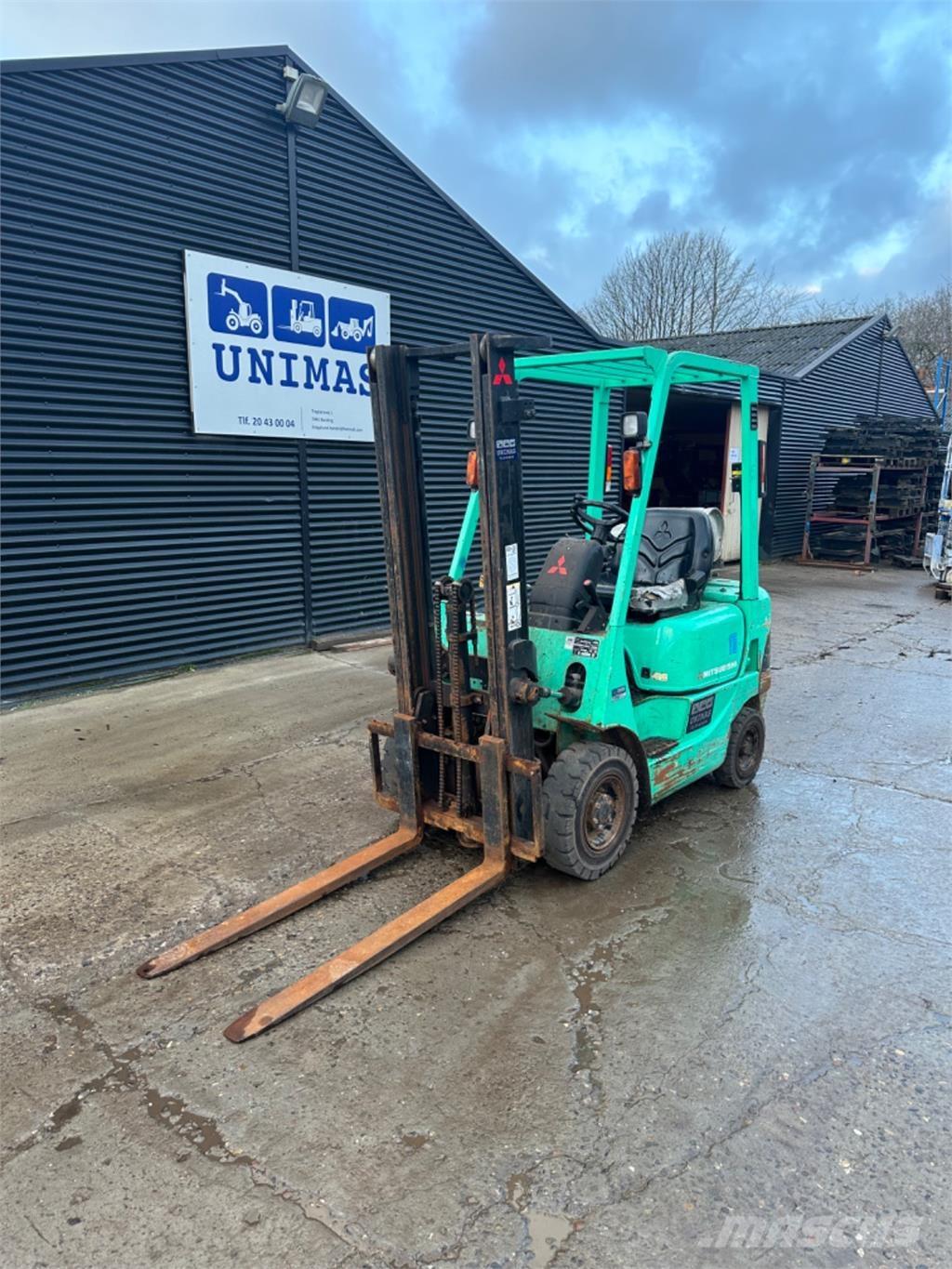 Mitsubishi FG15 Περονοφόρα ανυψωτικά κλαρκ με φυσικό αέριο LPG