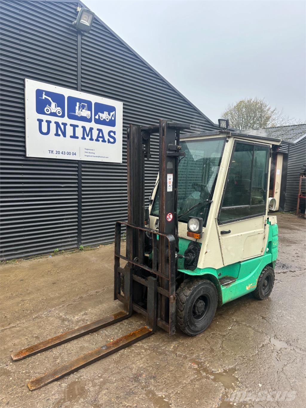 Mitsubishi FG15 Περονοφόρα ανυψωτικά κλαρκ με φυσικό αέριο LPG