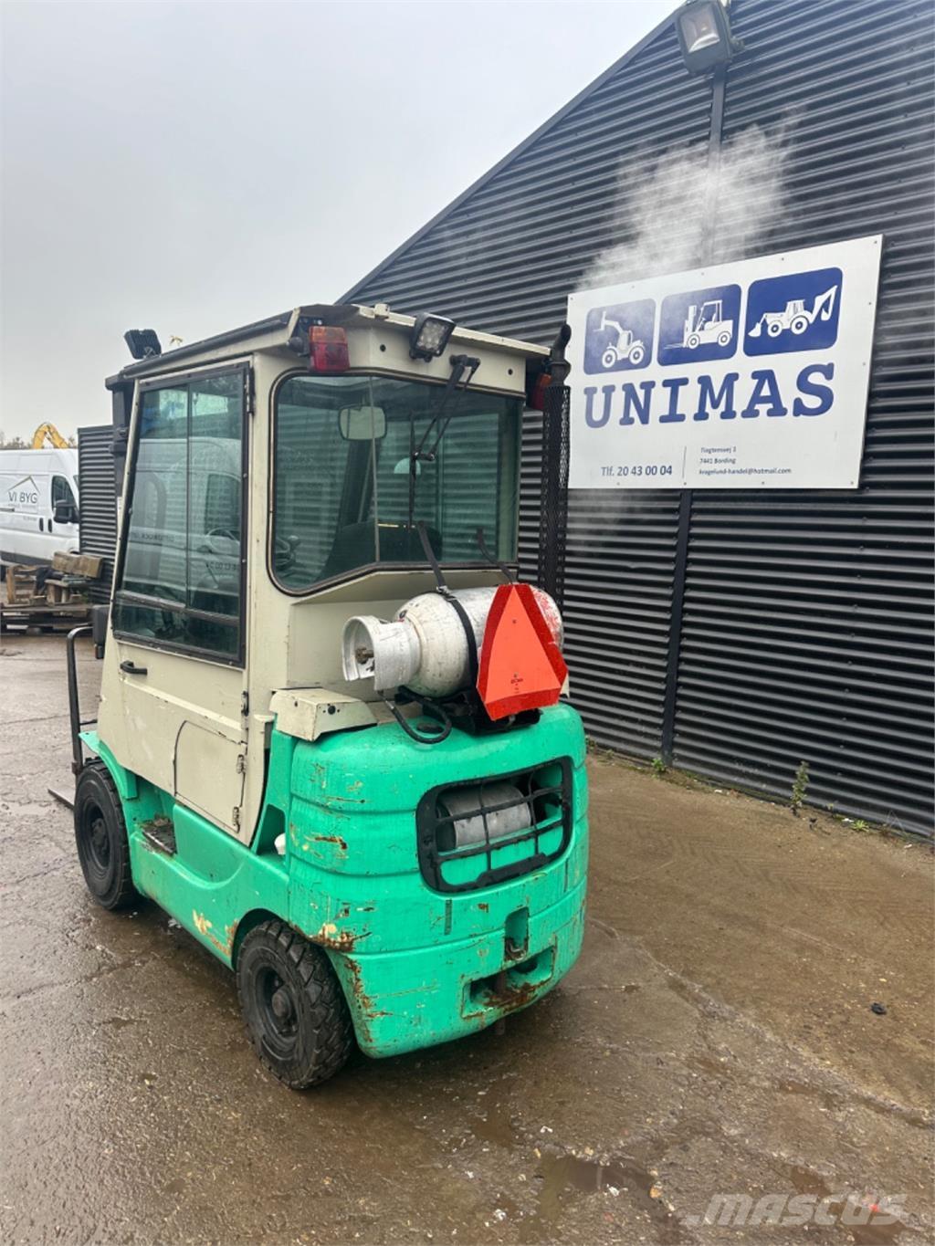 Mitsubishi FG15 Περονοφόρα ανυψωτικά κλαρκ με φυσικό αέριο LPG