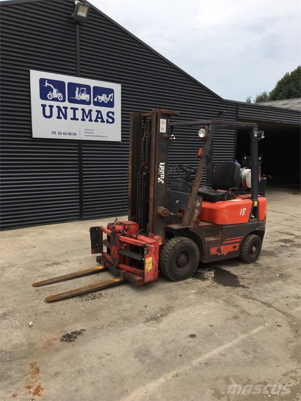 Tailift FG18 Περονοφόρα ανυψωτικά κλαρκ με φυσικό αέριο LPG