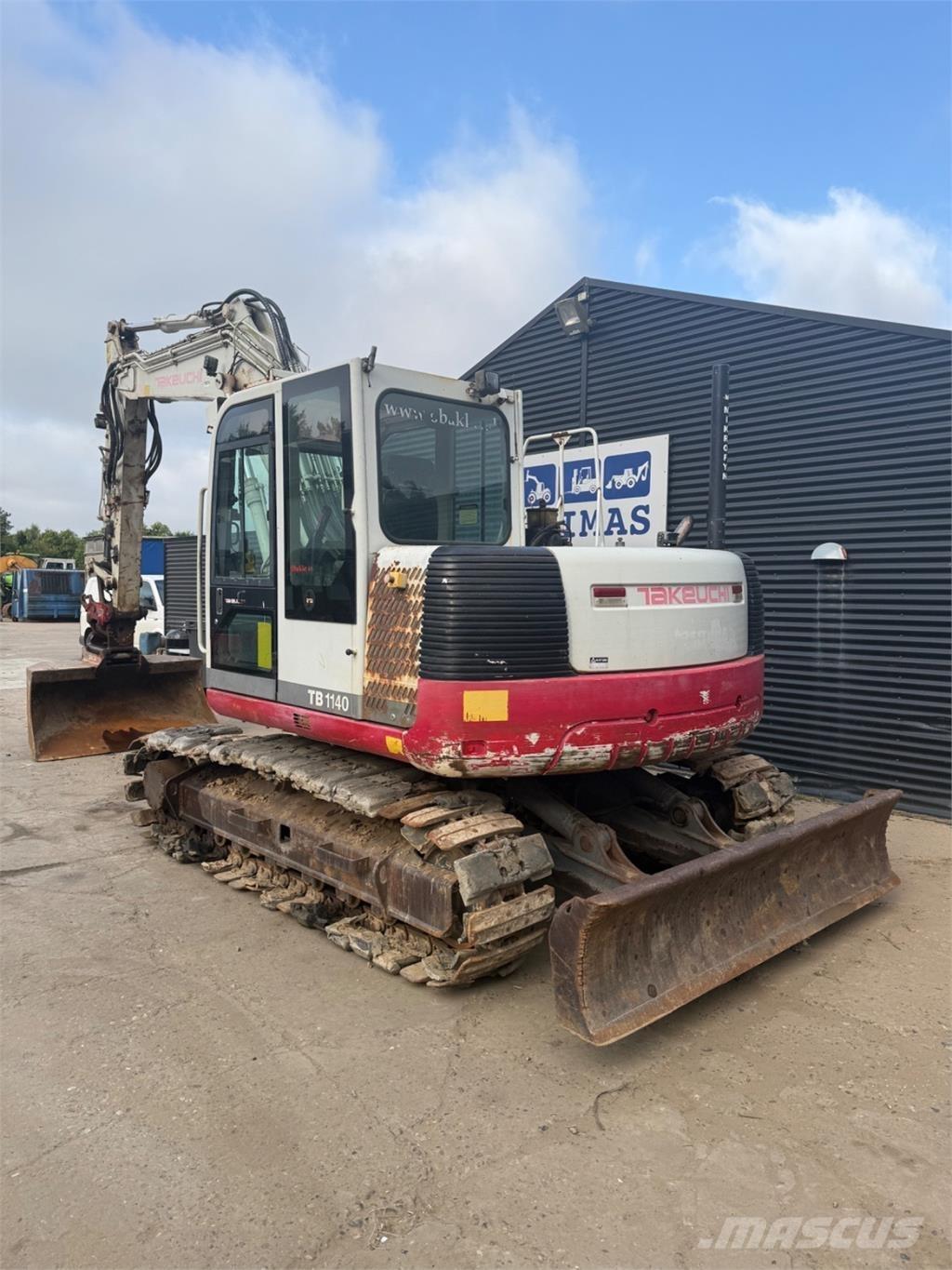 Takeuchi TB1140 Εκσκαφείς με ερπύστριες