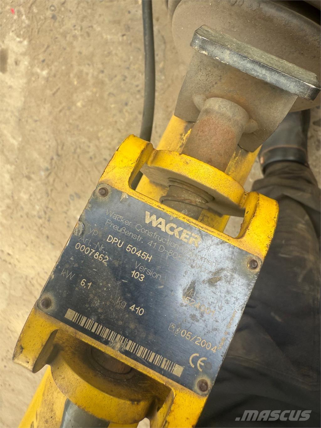 Wacker DPU5045 Επίπεδοι κόπανοι