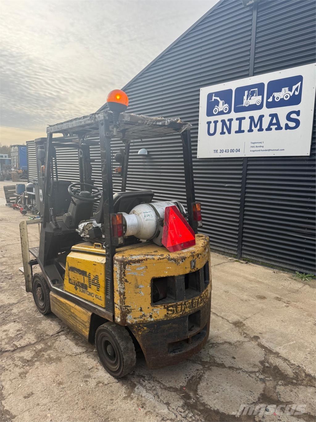 Yale FG14 Περονοφόρα ανυψωτικά κλαρκ με φυσικό αέριο LPG