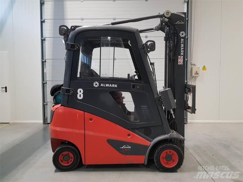 Linde H16T Περονοφόρα ανυψωτικά κλαρκ με φυσικό αέριο LPG