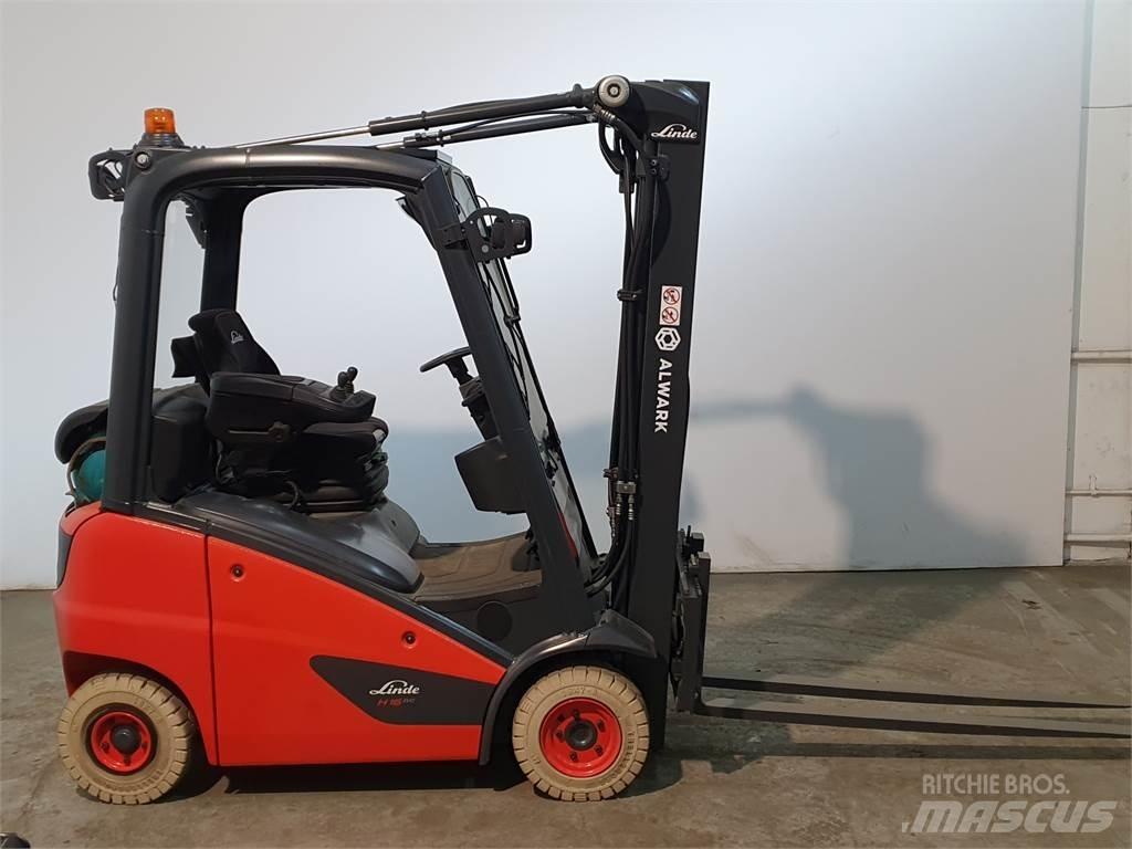 Linde H16T Περονοφόρα ανυψωτικά κλαρκ με φυσικό αέριο LPG