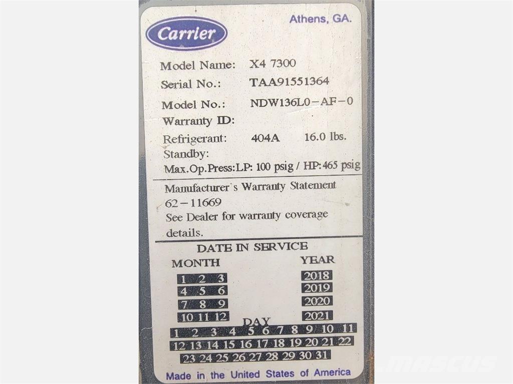 Wabash Reefer Ημιρυμούλκες ψυγείο