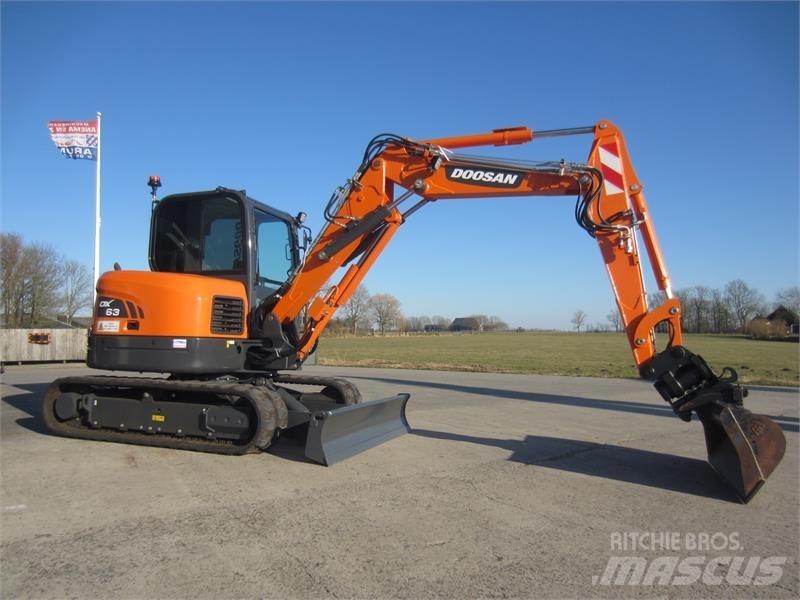 Doosan DX63-3 Εκσκαφάκι (διαβολάκι) < 7t
