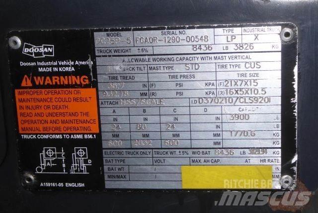 Doosan GC25P-5 Περονοφόρα ανυψωτικά κλαρκ - άλλα