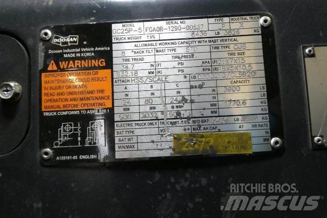 Doosan GC25P-5 Περονοφόρα ανυψωτικά κλαρκ - άλλα