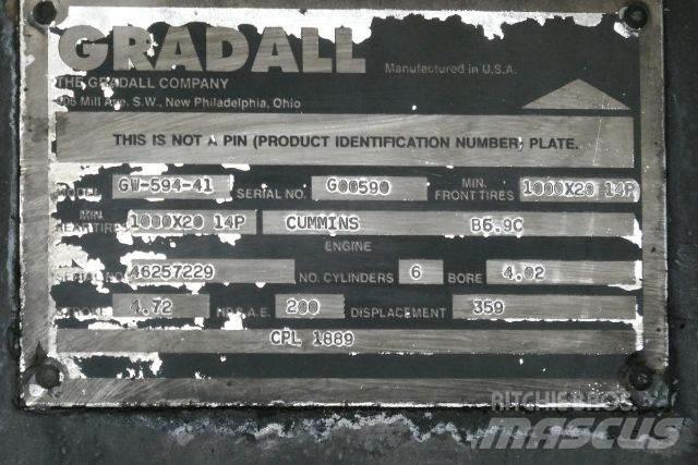 Gradall XL4100 Εκσκαφείς με ερπύστριες