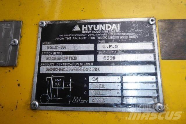 Hyundai 25LC-7A Περονοφόρα ανυψωτικά κλαρκ - άλλα