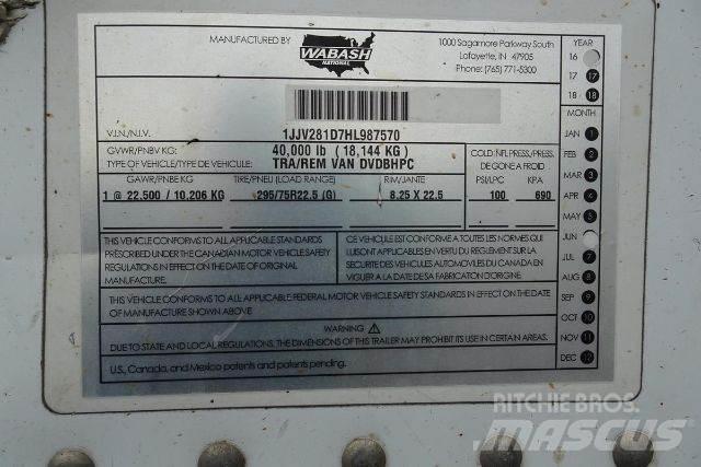 Wabash DVDBHPC Ρυμούλκες κλούβα
