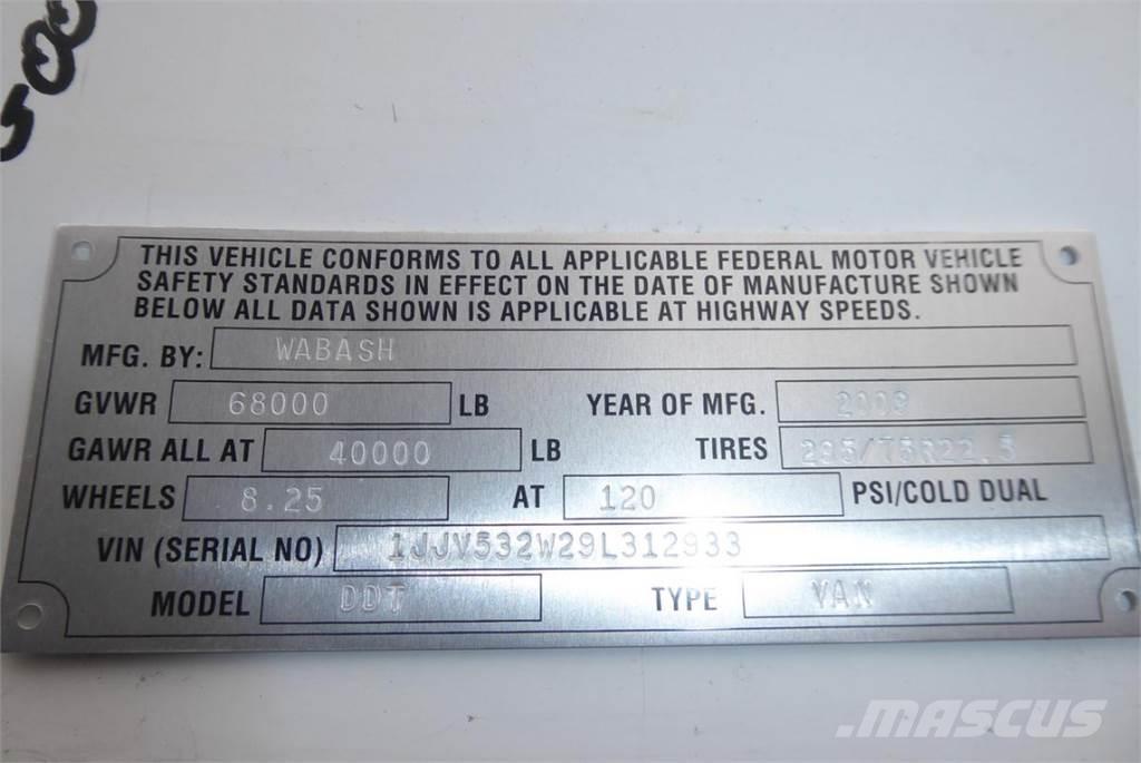 Wabash DVHDHPC Ρυμούλκες κλούβα
