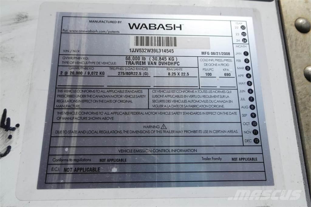 Wabash DVHDHPC Ρυμούλκες κλούβα