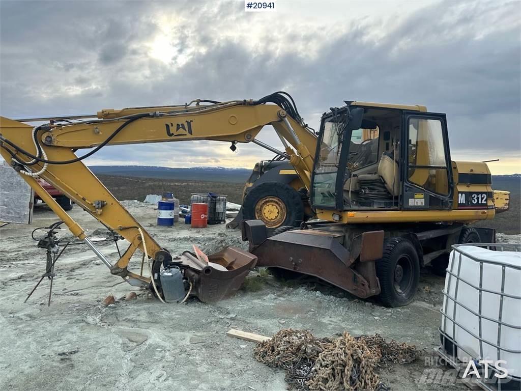 CAT 312 Εκσκαφείς με τροχούς - λάστιχα