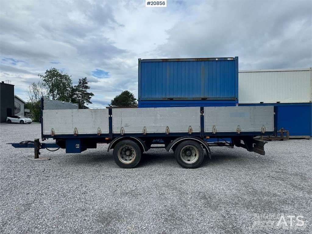 GMF flatebed trailer Επίπεδες/πλευρικώς ανοιγόμενες ρυμούλκες