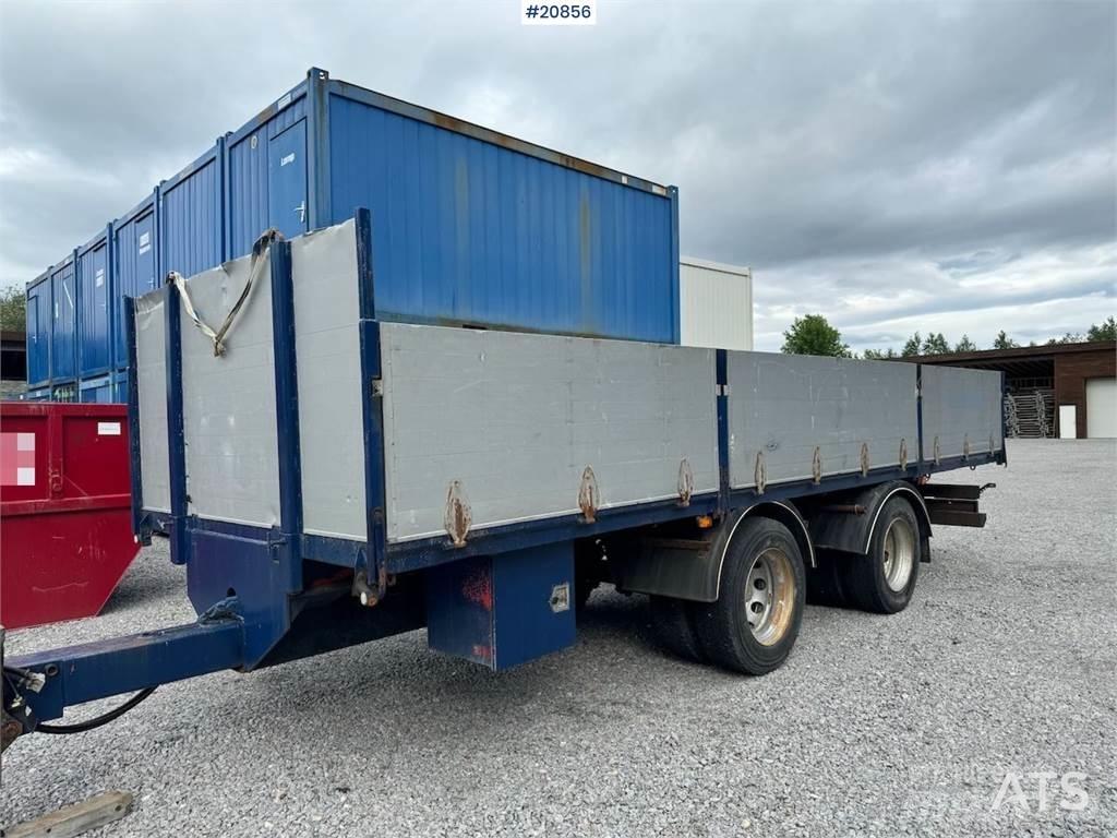 GMF flatebed trailer Επίπεδες/πλευρικώς ανοιγόμενες ρυμούλκες