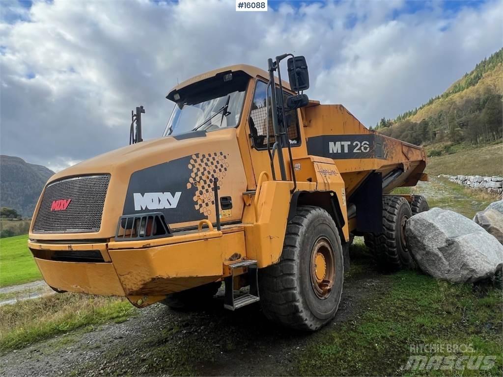Moxy MT26 dumper. Dumpers εργοταξίου