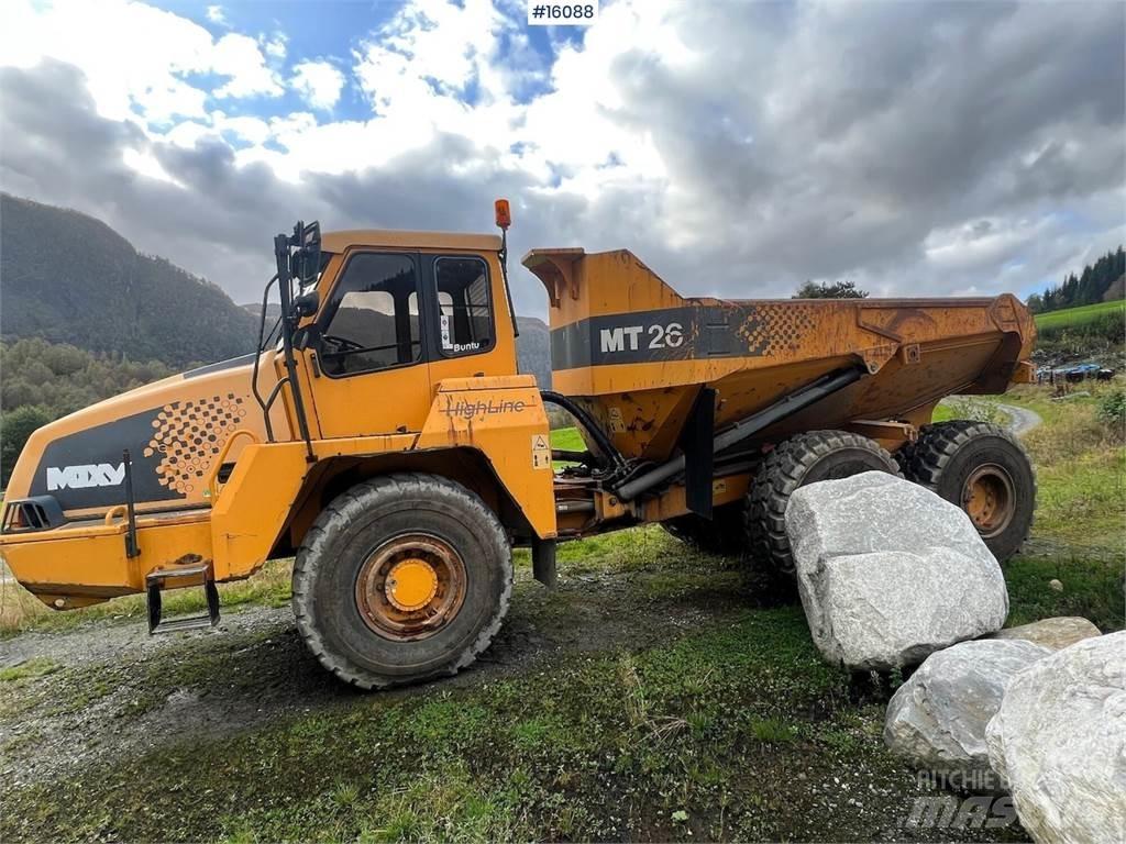Moxy MT26 dumper. Dumpers εργοταξίου