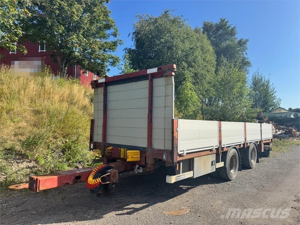 Renders trailer. Επίπεδες/πλευρικώς ανοιγόμενες ρυμούλκες