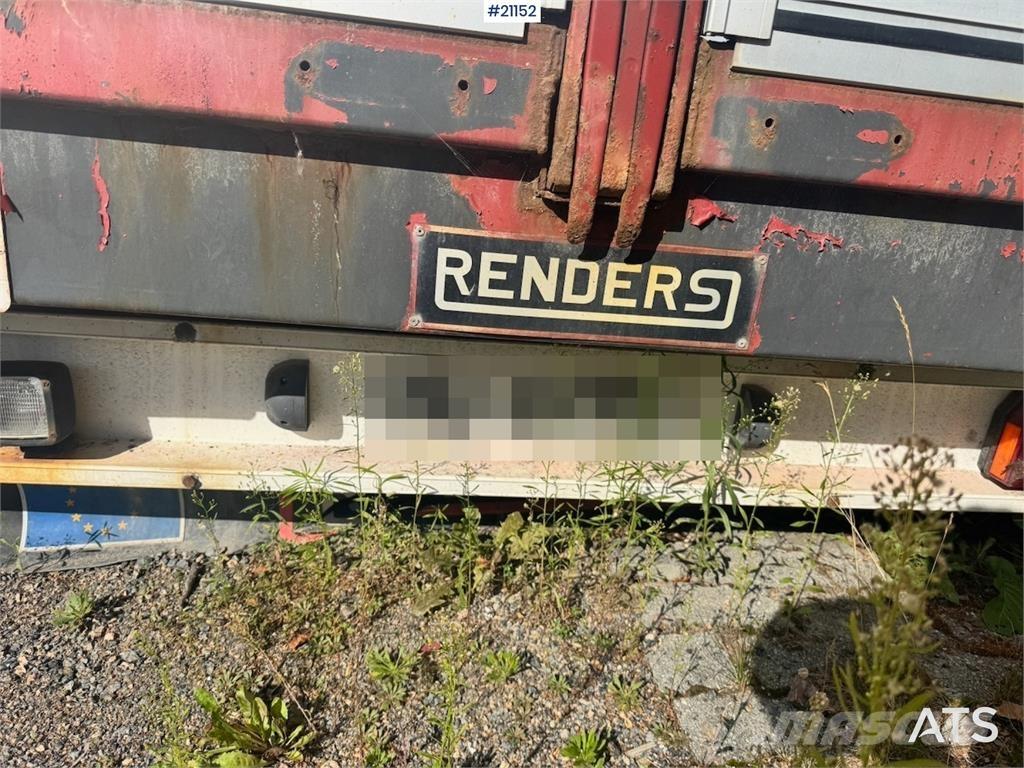 Renders trailer. Επίπεδες/πλευρικώς ανοιγόμενες ρυμούλκες