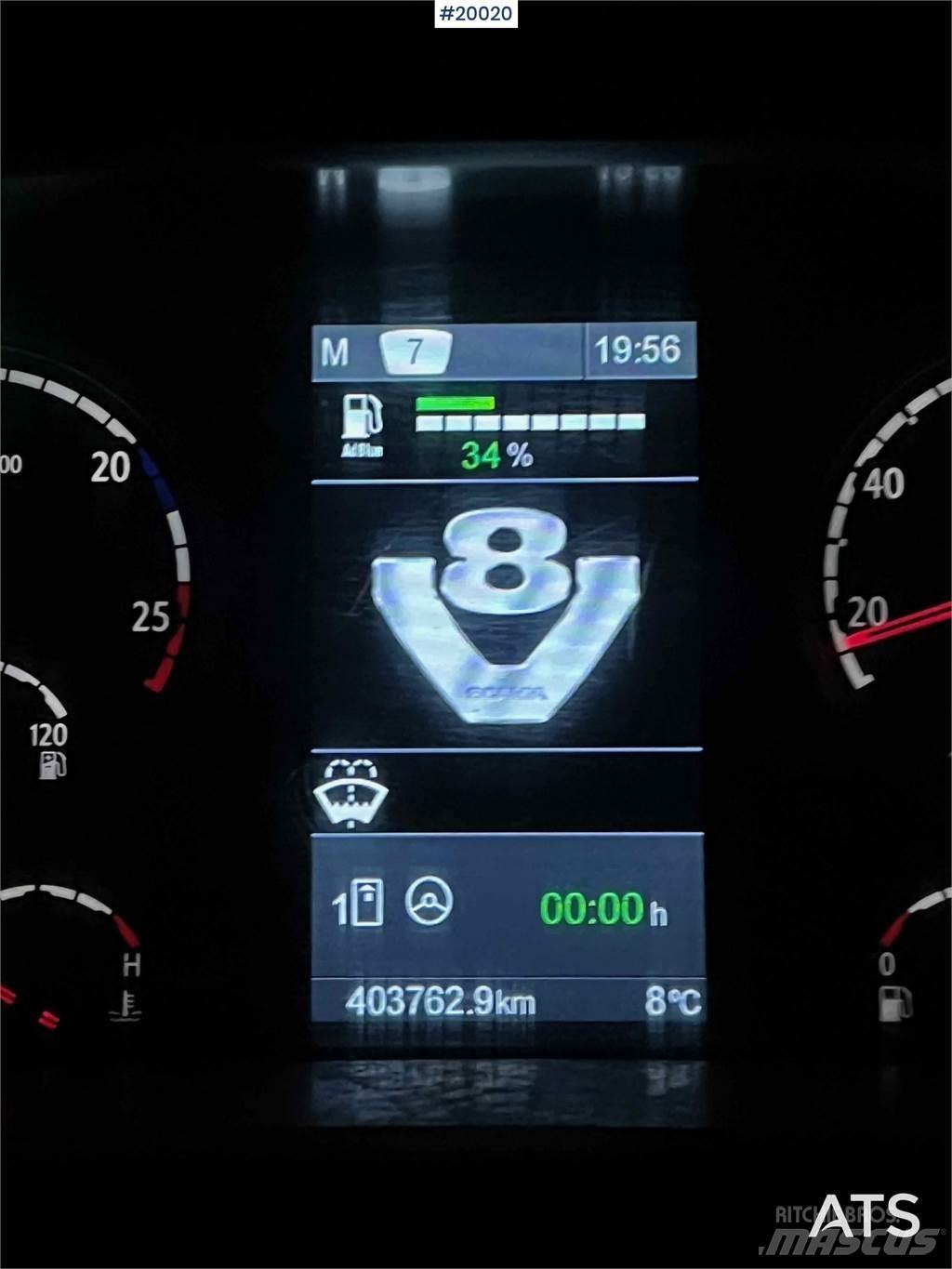 Scania R580 Φορτηγά Ανατροπή