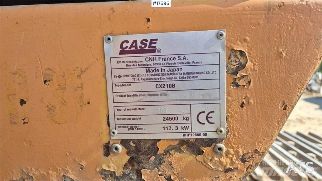 CASE CX210B Εκσκαφείς με ερπύστριες