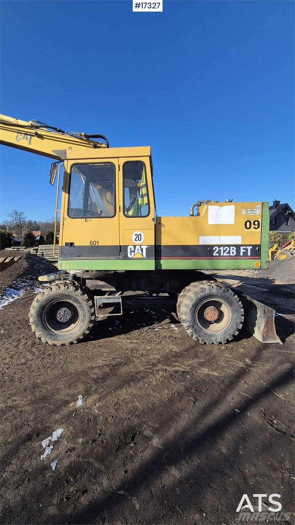 CAT 212BFT Εκσκαφείς με τροχούς - λάστιχα