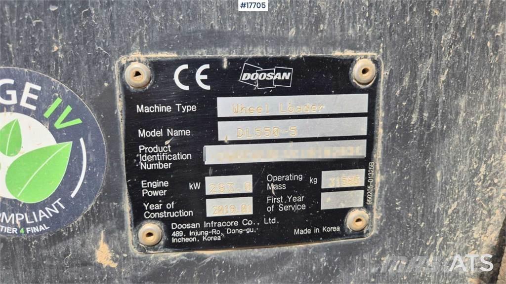 Doosan DL550-5 Φορτωτές με λάστιχα (Τροχοφόροι)