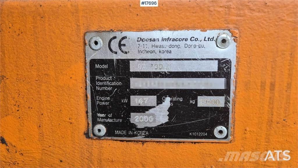 Doosan DX 300 LC Εκσκαφείς με ερπύστριες