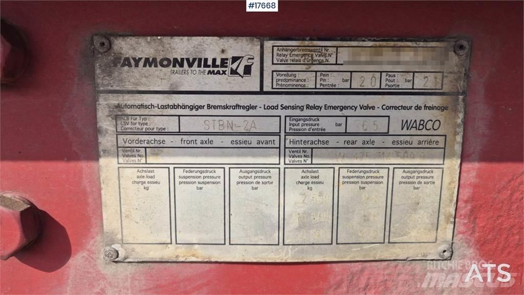 Faymonville STBN-2A Ημιρυμούλκες με χαμηλό δάπεδο